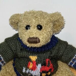 Teddy Bear Plush KRU Little Jointed TRAIN Sweater Stuffed Animal Toy Kids R Us